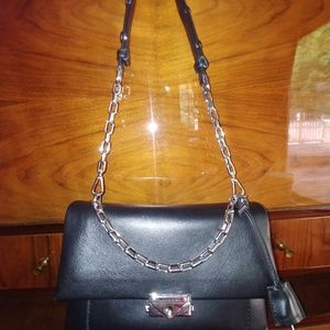 Michael Kors Large Cece Bag Black with Silver